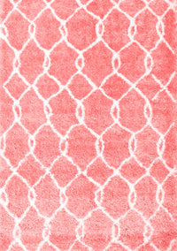 Trellis Red Modern Rug, con2984red