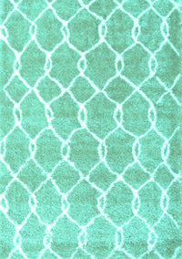 Trellis Turquoise Modern Rug, con2984turq