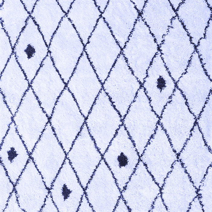 Machine Washable Terrilis Blue Contemporary Rug, wshcon2985blu