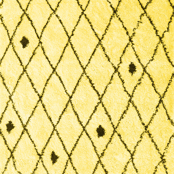 Machine Washable Terrilis Yellow Contemporary Rug, wshcon2985yw