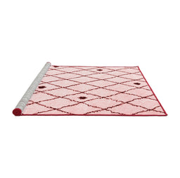 Contemporary Red Washable Rugs