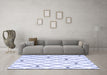 Machine Washable Terrilis Blue Contemporary Rug in a Living Room, wshcon2985blu