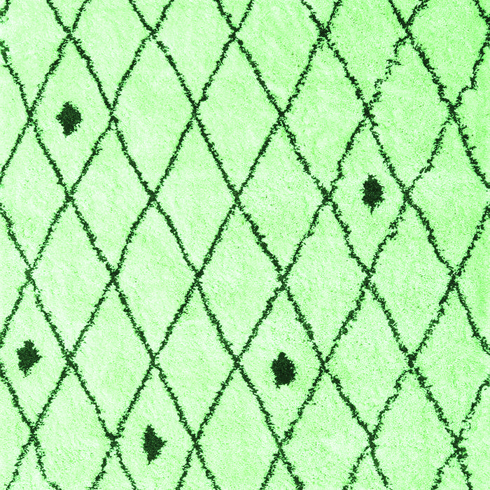 Serging Thickness of Machine Washable Terrilis Green Contemporary Area Rugs, wshcon2985grn