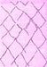 Solid Pink Modern Rug, con2986pnk