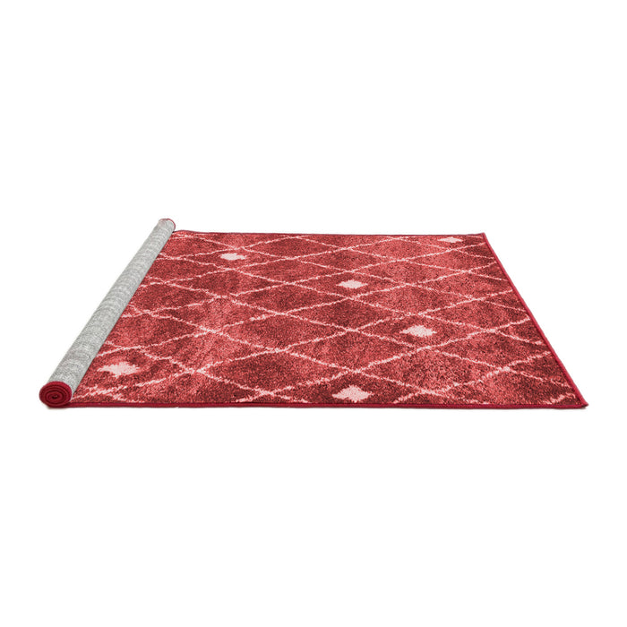 Modern Red Washable Rugs
