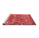 Modern Red Washable Rugs