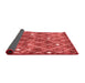 Trellis Red Modern Area Rugs