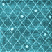 Square Trellis Light Blue Modern Rug, con2987lblu