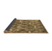 Sideview of Trellis Brown Modern Rug, con2987brn