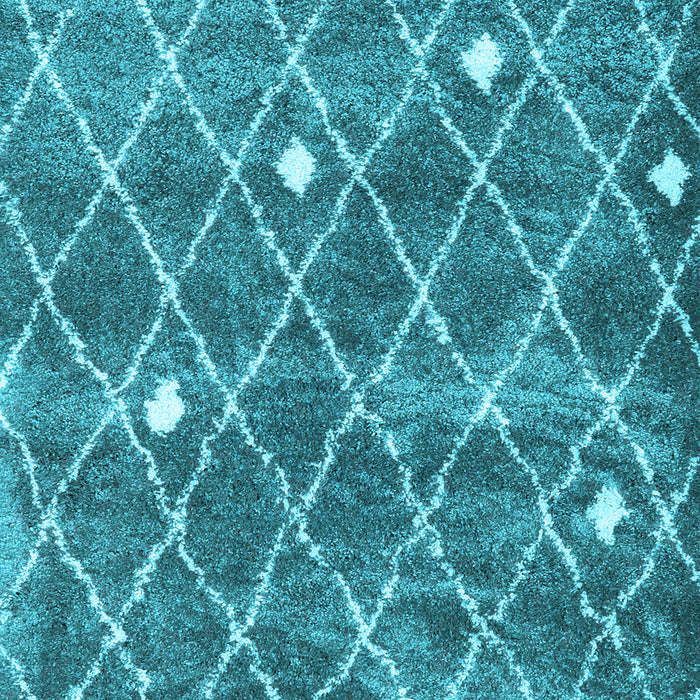 Machine Washable Trellis Light Blue Modern Rug, wshcon2987lblu