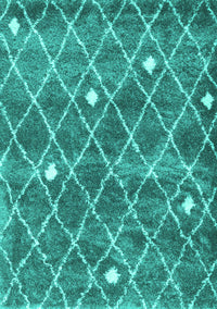 Trellis Turquoise Modern Rug, con2987turq