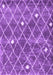 Machine Washable Trellis Purple Modern Area Rugs, wshcon2987pur