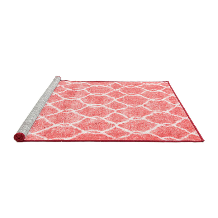 Modern Red Washable Rugs