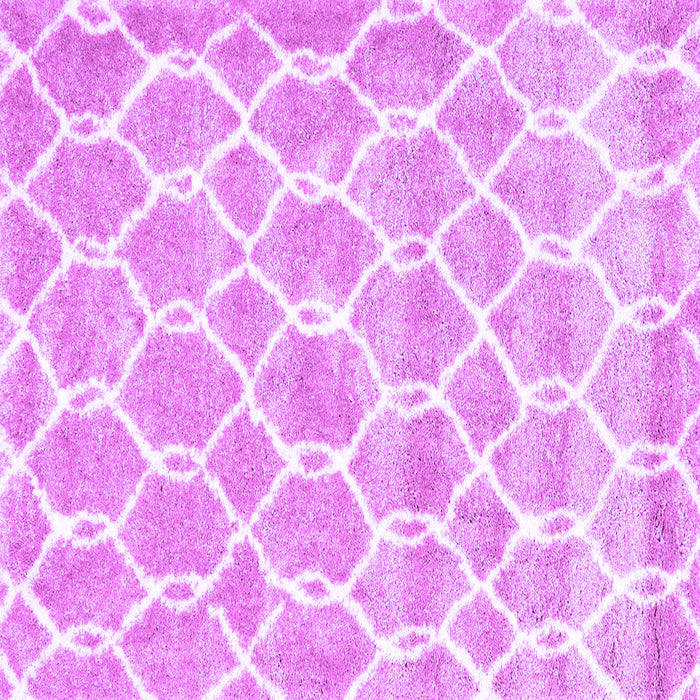 Square Trellis Purple Modern Rug, con2988pur