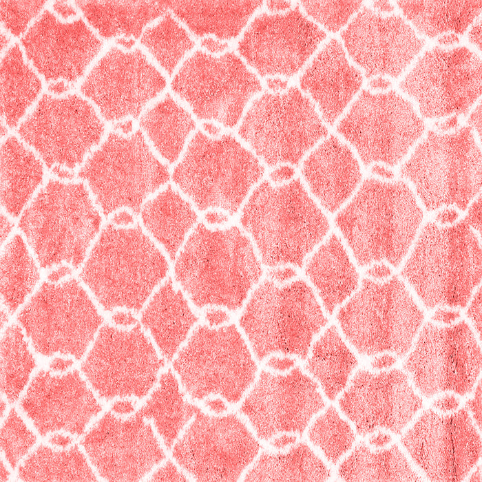Trellis Red Modern Rug, con2988red