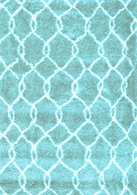 Trellis Light Blue Modern Rug, con2988lblu