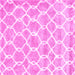 Square Trellis Pink Modern Rug, con2988pnk