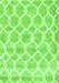 Serging Thickness of Machine Washable Trellis Green Modern Area Rugs, wshcon2988grn