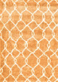 Trellis Orange Modern Rug, con2988org