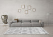 Machine Washable Trellis Gray Modern Rug in a Living Room,, wshcon2988gry