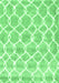 Machine Washable Trellis Emerald Green Modern Area Rugs, wshcon2988emgrn