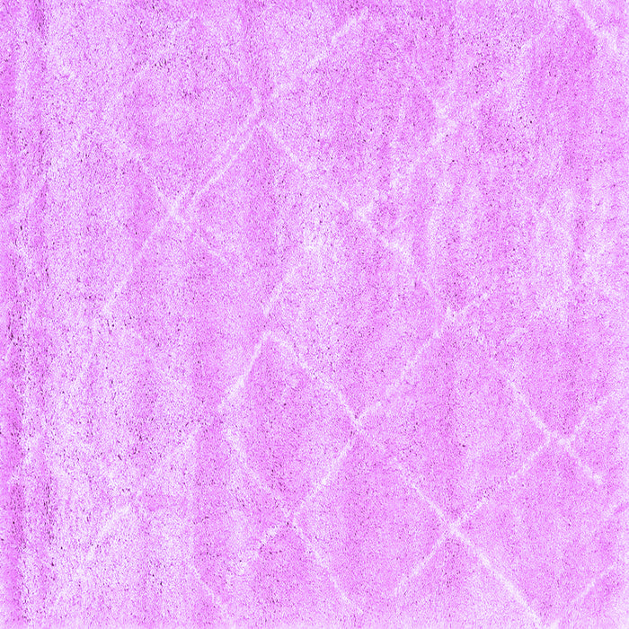 Square Machine Washable Trellis Purple Modern Area Rugs, wshcon2989pur