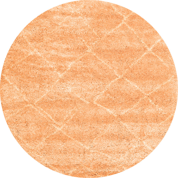 Square Trellis Orange Modern Rug, con2989org