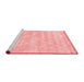 Modern Red Washable Rugs