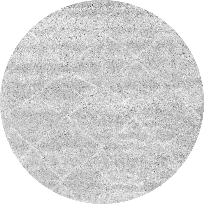 Machine Washable Trellis Gray Modern Rug, wshcon2989gry