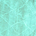 Square Machine Washable Trellis Turquoise Modern Area Rugs, wshcon2990turq