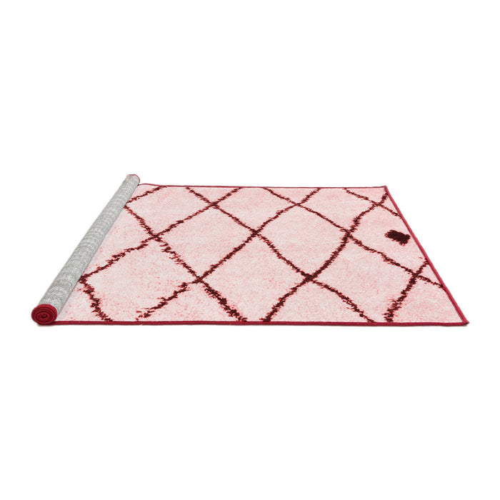 Modern Red Washable Rugs
