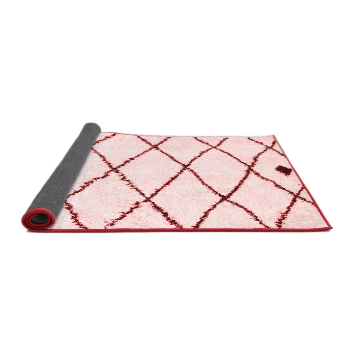 Solid Red Modern Area Rugs