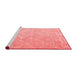 Modern Red Washable Rugs