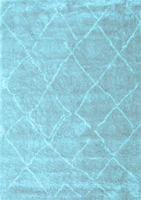 Trellis Light Blue Modern Rug, con2992lblu