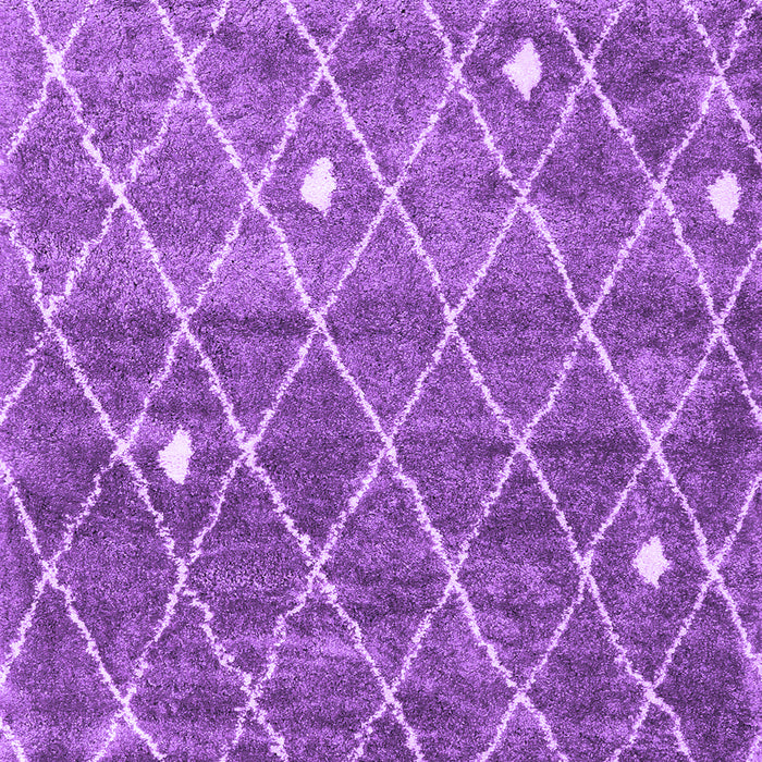 Machine Washable Trellis Purple Modern Area Rugs, wshcon2993pur
