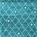 Square Trellis Light Blue Modern Rug, con2993lblu