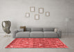 Modern Red Washable Rugs