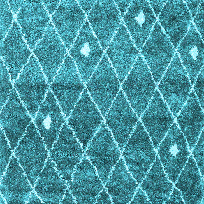 Machine Washable Trellis Light Blue Modern Rug, wshcon2993lblu