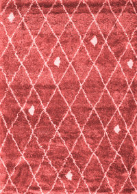 Trellis Red Modern Rug, con2993red