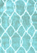 Trellis Light Blue Modern Rug, con2994lblu