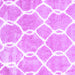 Square Machine Washable Trellis Purple Modern Area Rugs, wshcon2994pur