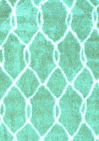 Trellis Turquoise Modern Rug, con2994turq