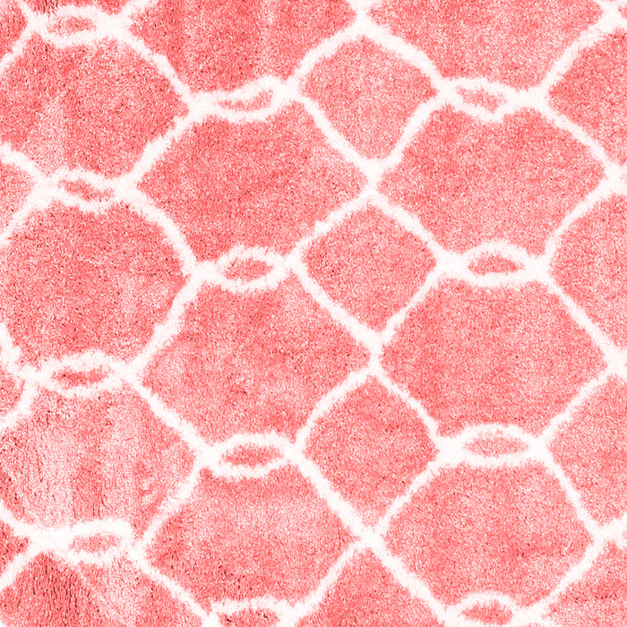 Trellis Red Modern Rug, con2994red