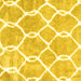 Square Trellis Yellow Modern Rug, con2994yw