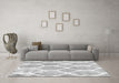 Machine Washable Trellis Gray Modern Rug in a Living Room,, wshcon2994gry