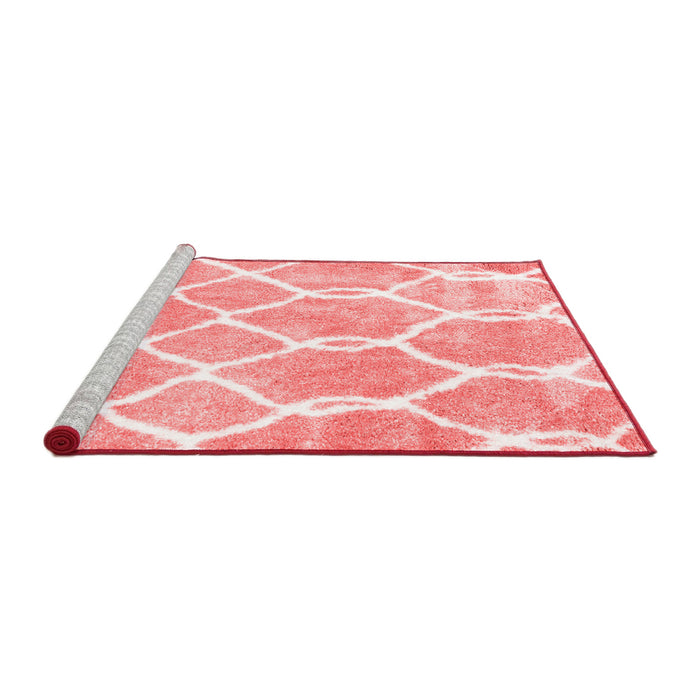 Modern Red Washable Rugs