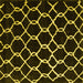 Square Trellis Yellow Modern Rug, con2995yw