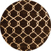 Machine Washable Trellis Orange Modern Area Rugs, wshcon2995org