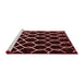 Modern Red Washable Rugs