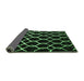 Sideview of Trellis Emerald Green Modern Rug, con2995emgrn